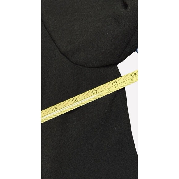 Antonio Melani Micheal’s Black With Gold Zipper Moto Jacket Blazer Cropped Chic - Picture 10 of 10